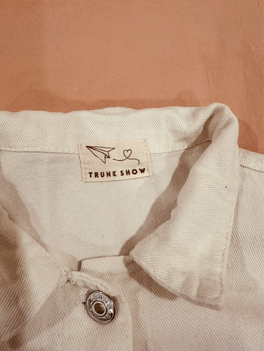 TRUNK SHOW White Denim Jacket - photo 2