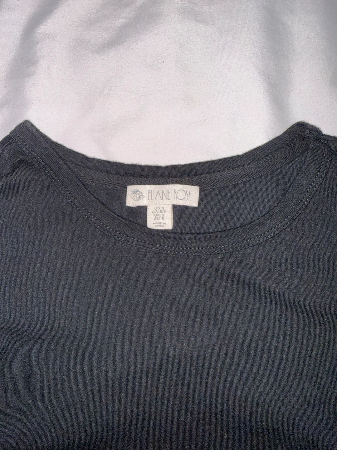 Eliane Rose Black Ruffle Sleeve T-Shirt - photo 2