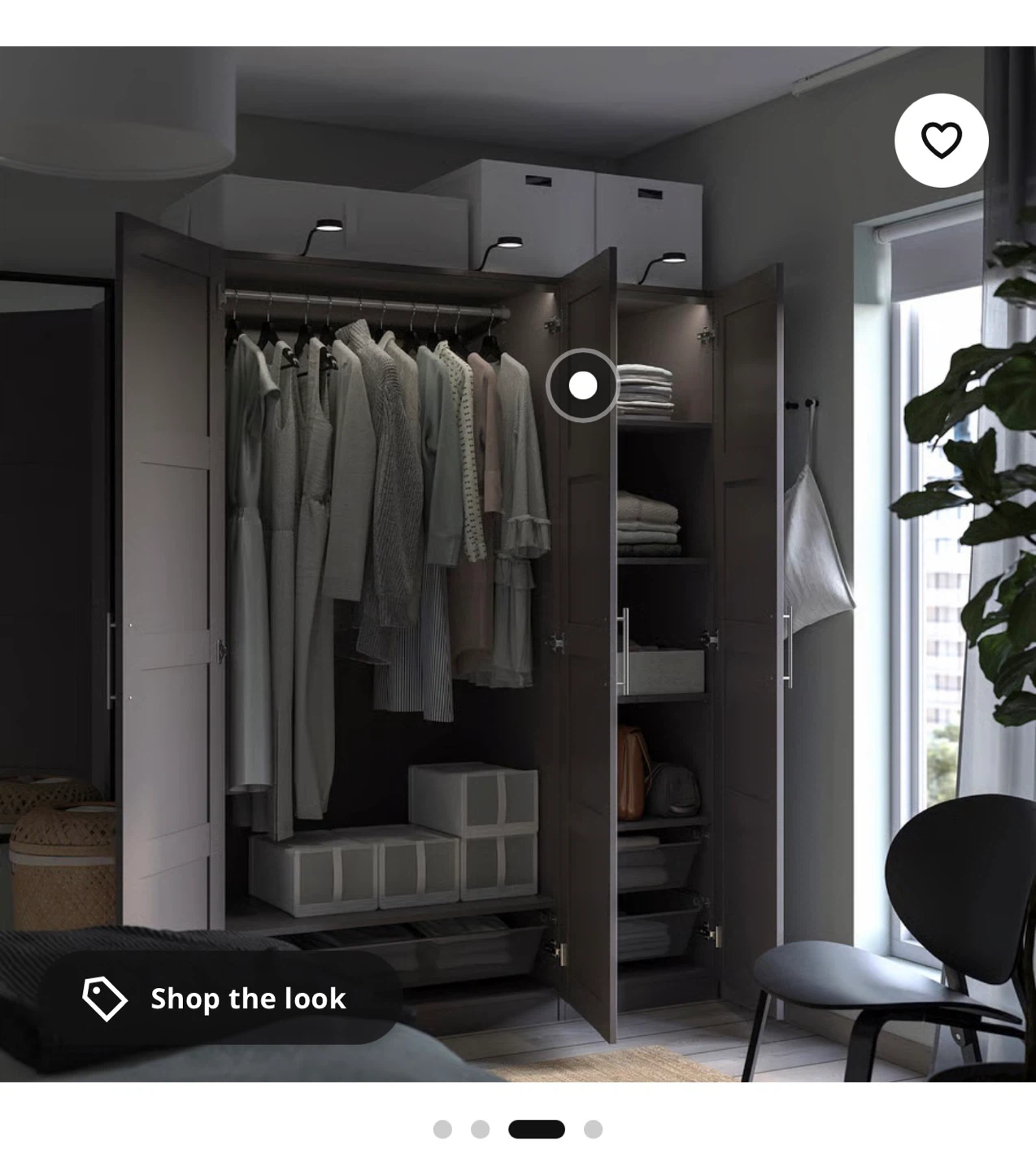 IKEA Wardrobe, Dark Gray - photo 5