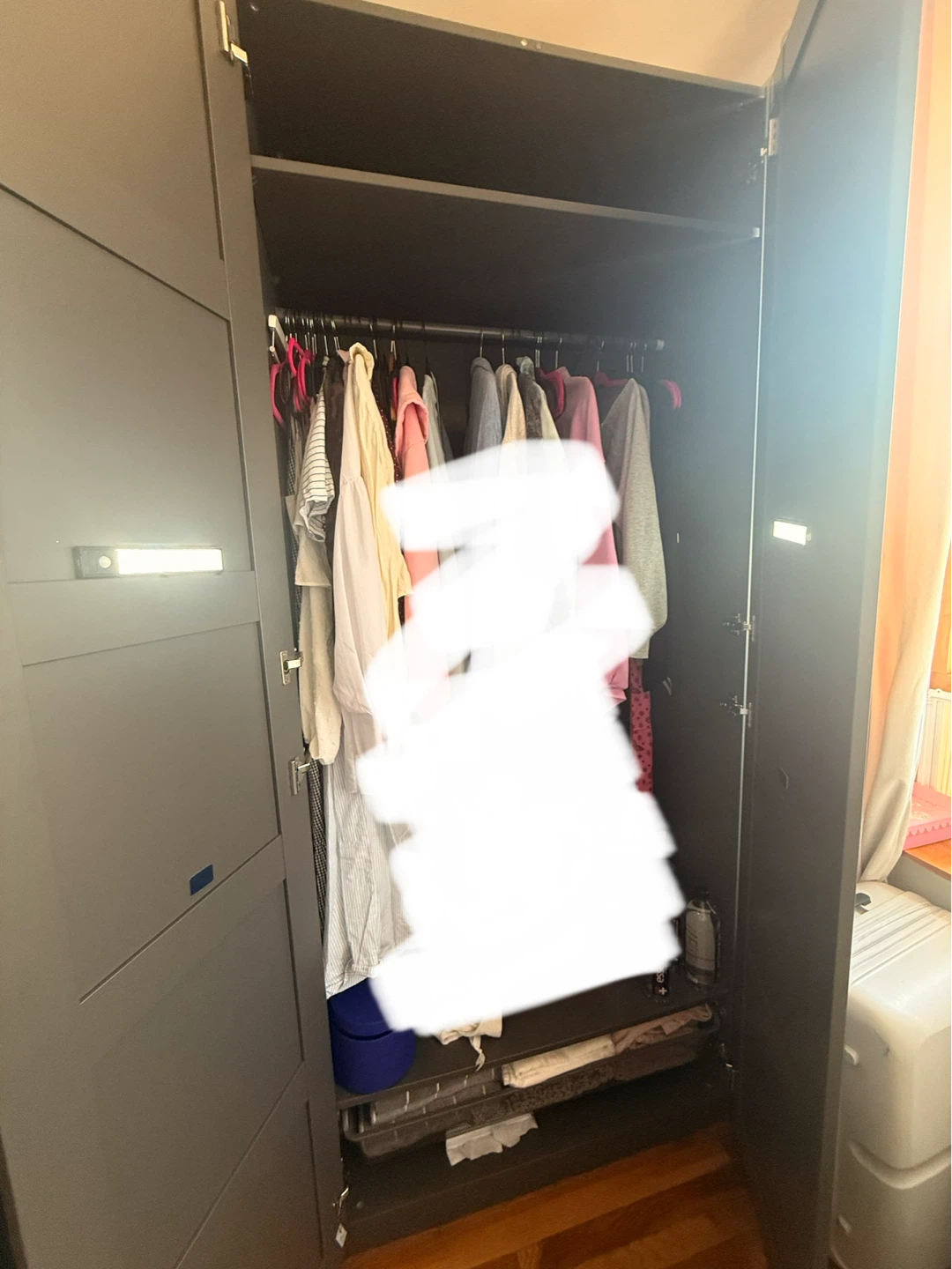 IKEA Wardrobe, Dark Gray - photo 3