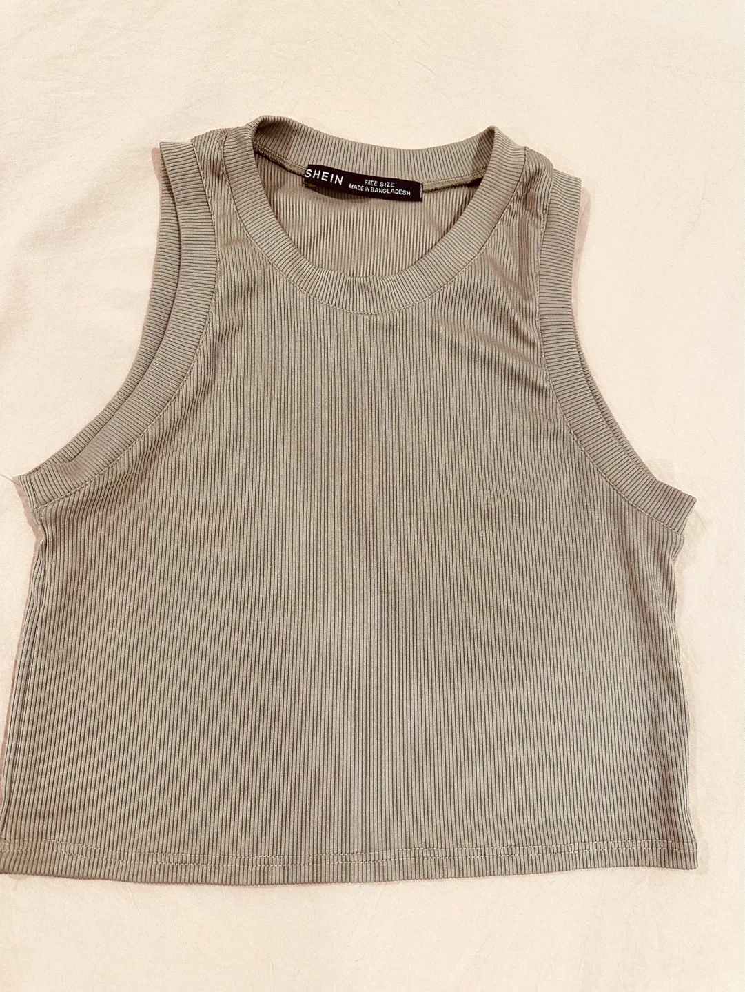 Buy 1 take 1 SHEIN Ribbed Tank Top - Free Size