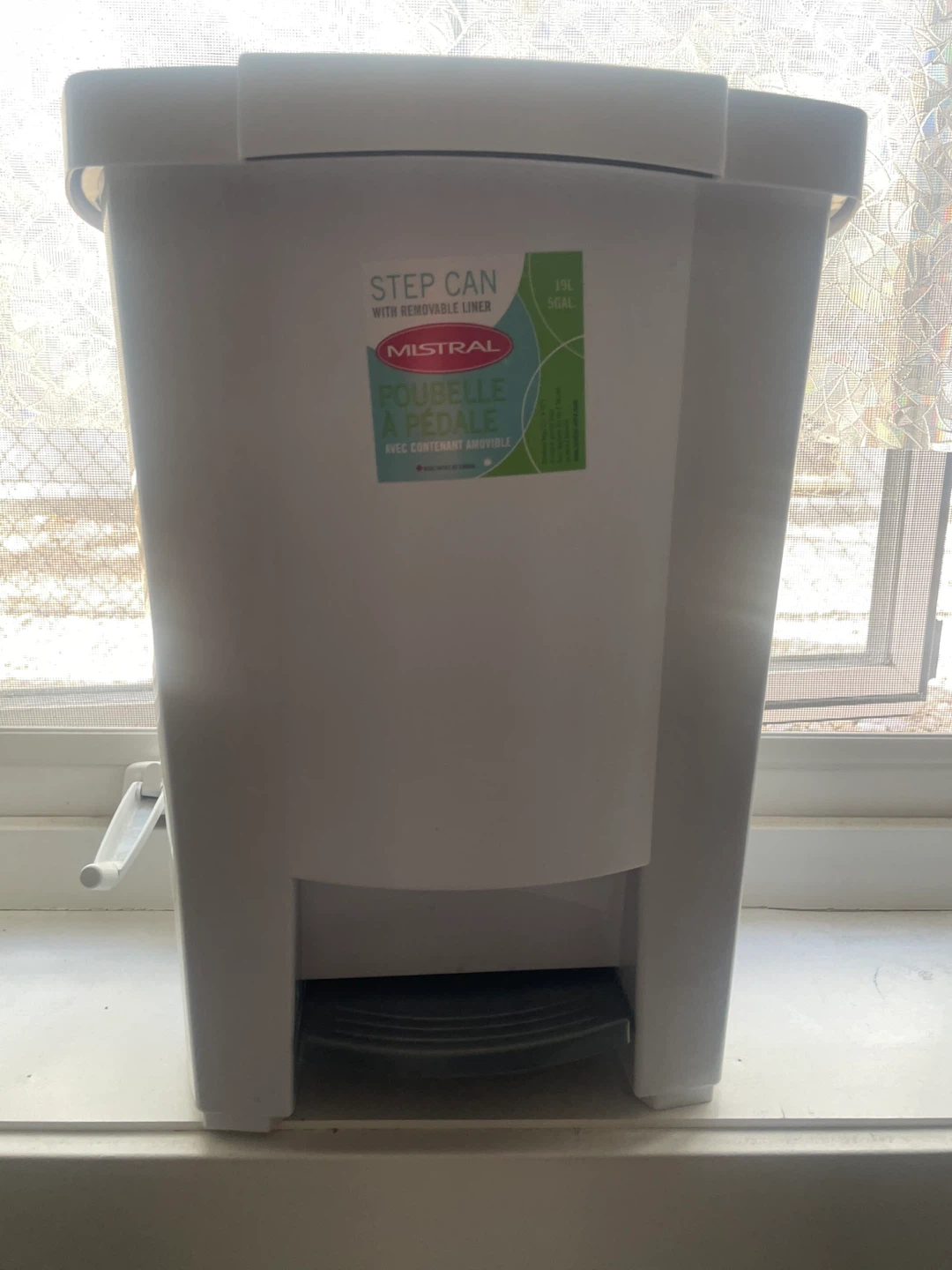Mistral Step Can with Removable Liner - 19L / 5GAL