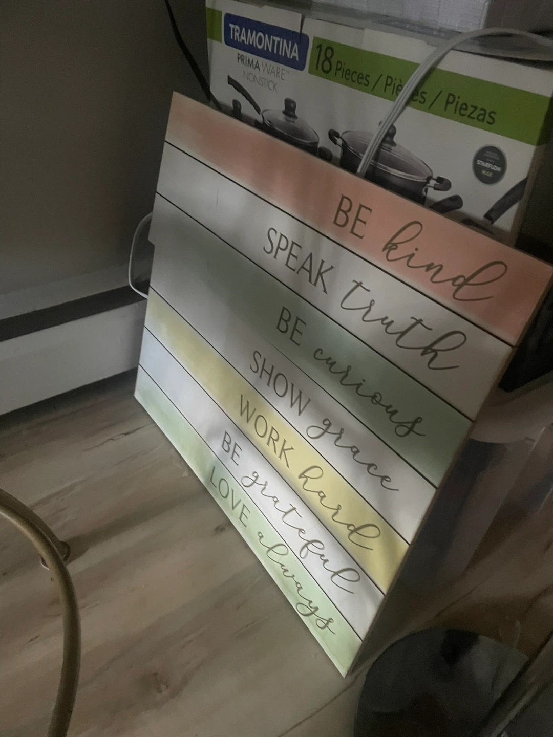 Decorative Wall Art - "Go Out Of Your Way To Be Kind"