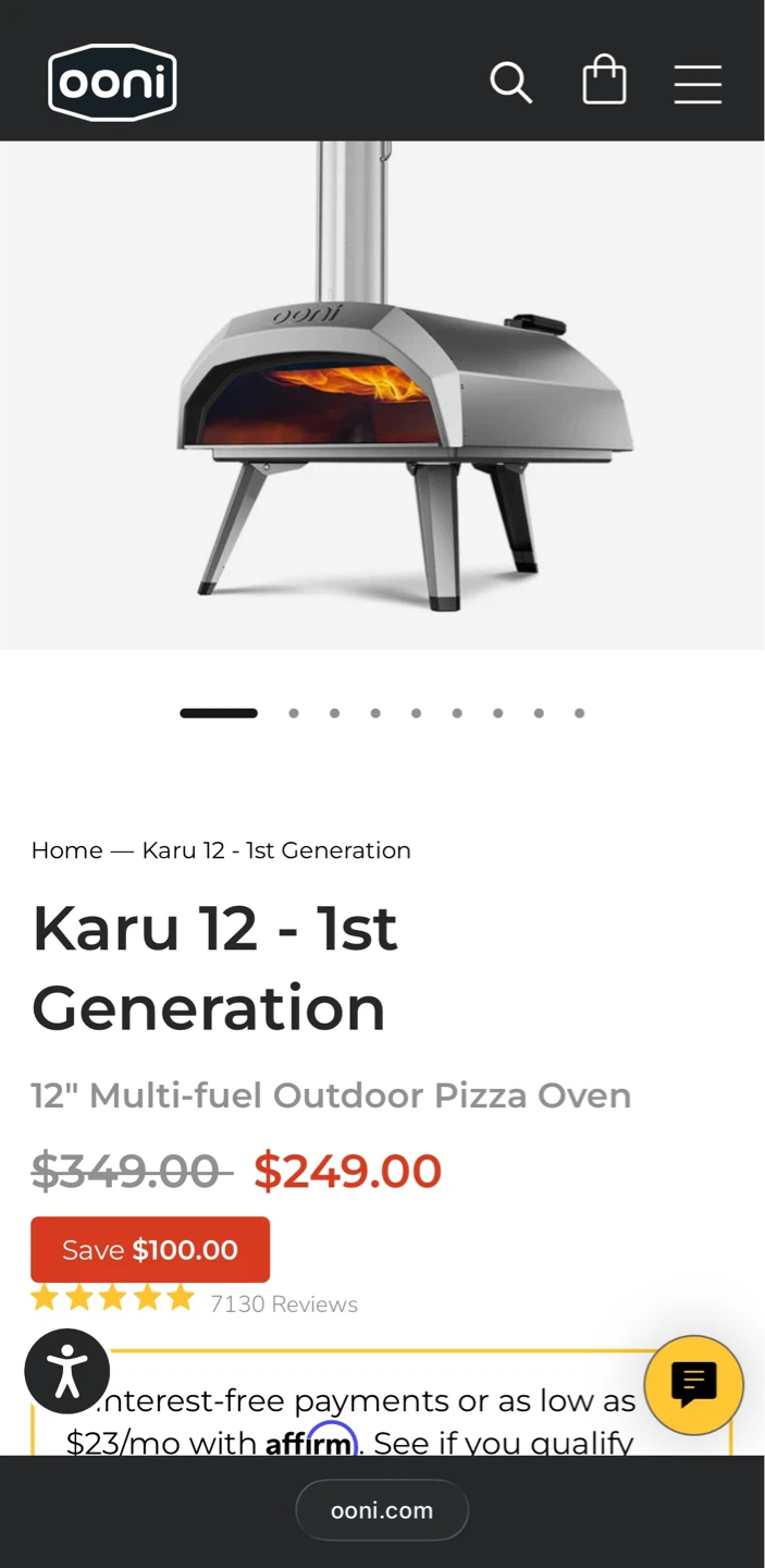 Ooni Karu 12 Multi-Fuel Pizza Oven - photo 4
