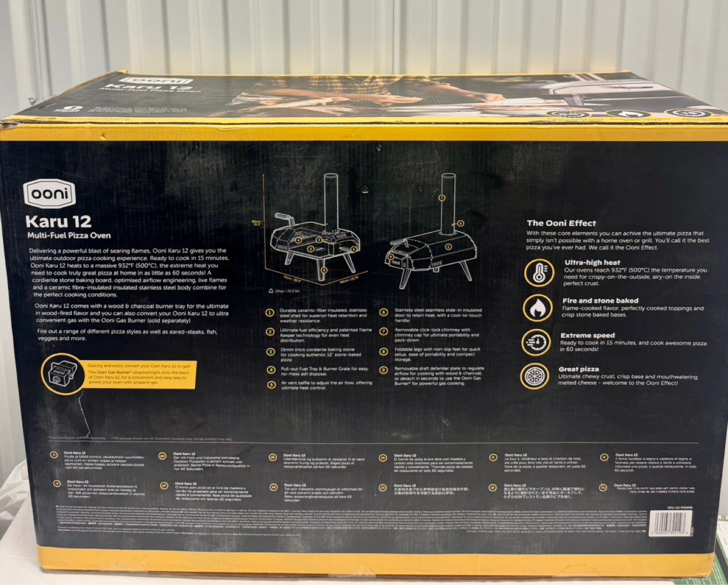 Ooni Karu 12 Multi-Fuel Pizza Oven - photo 3