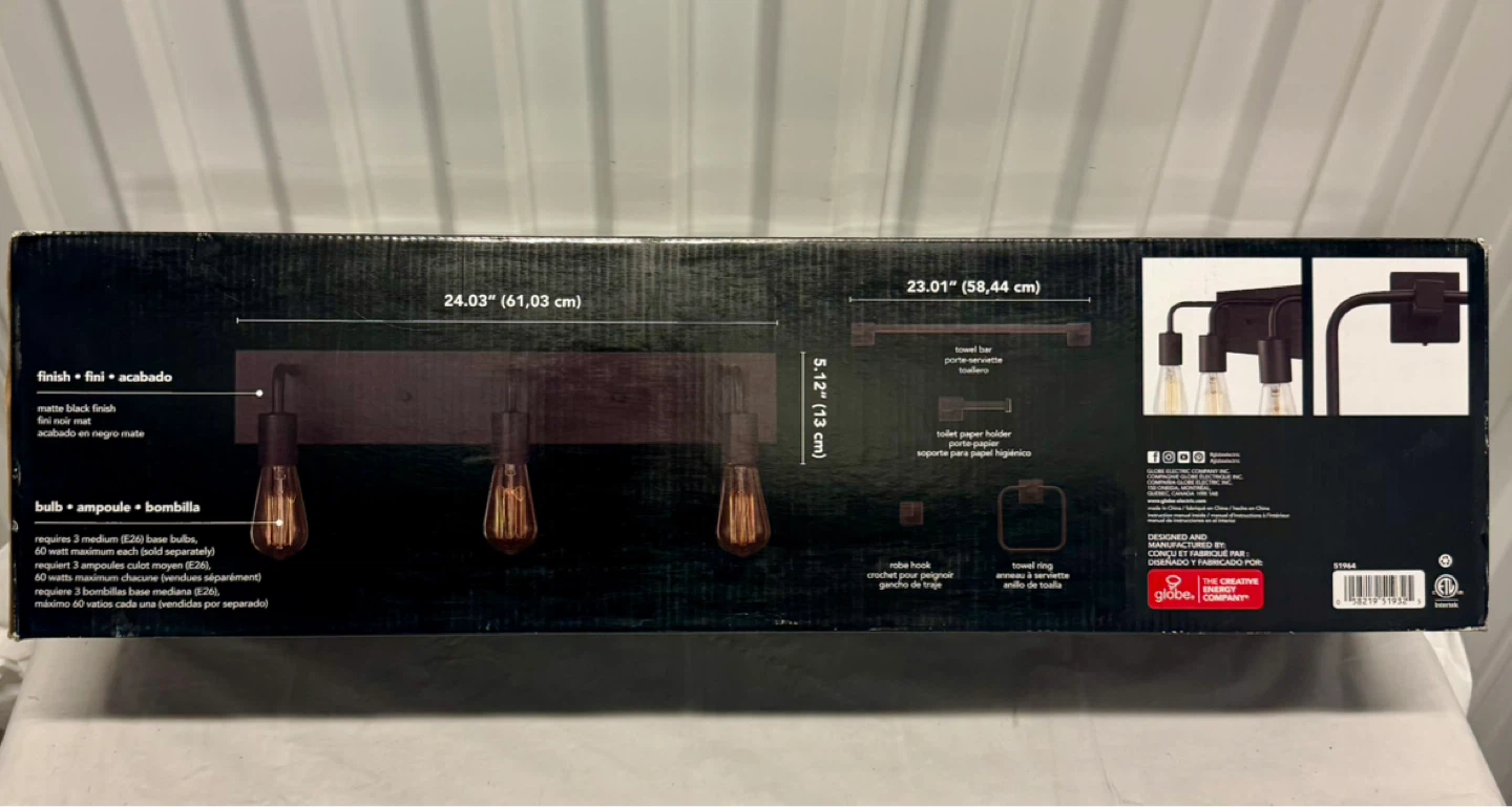 Globe Electric 5-piece Bathroom Set