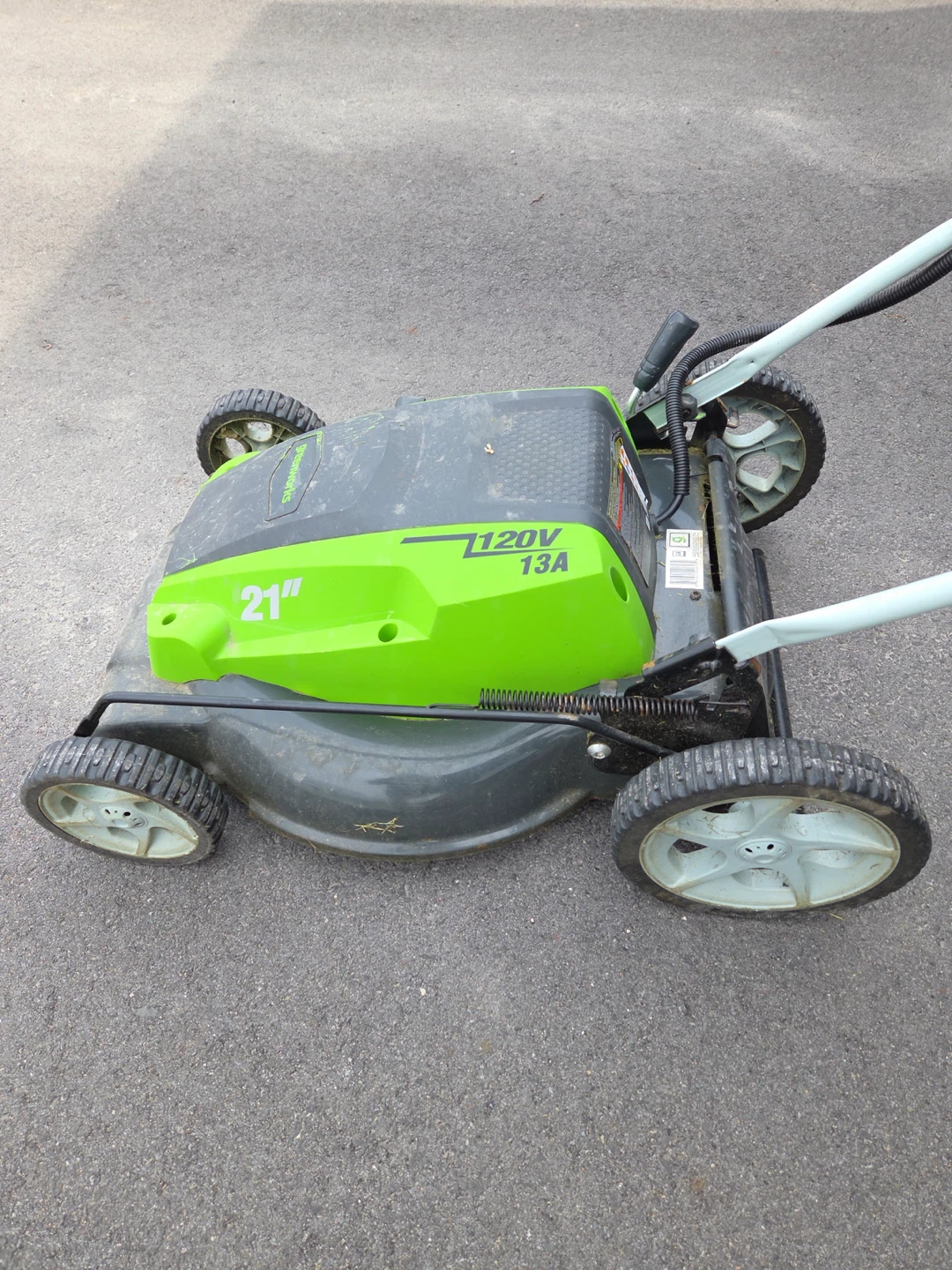 Greenworks 21" Corded Electric Lawn Mower - photo 4
