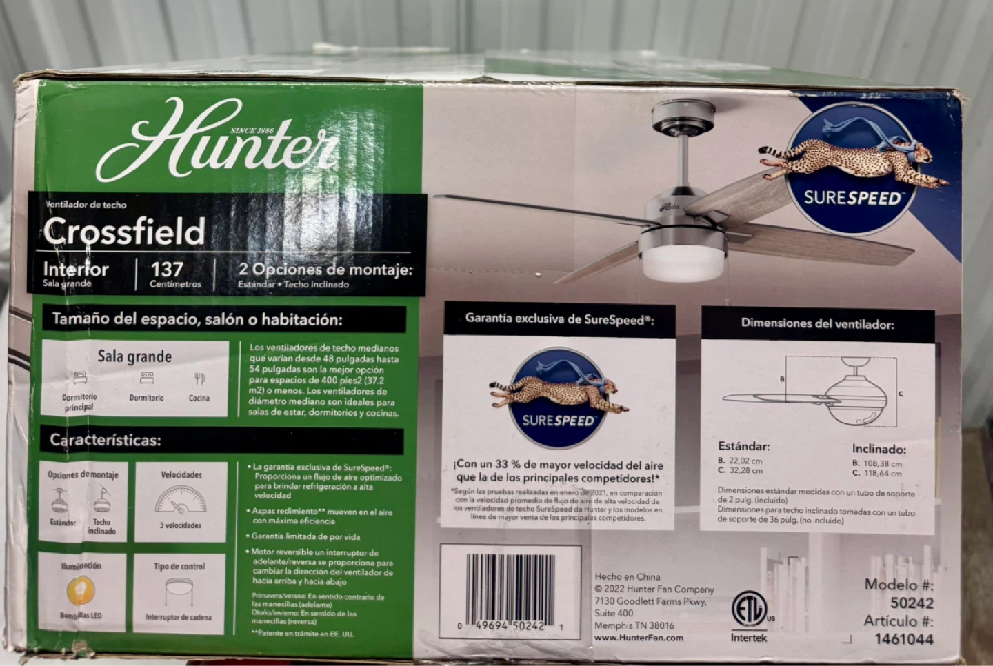 Hunter Crossfield 54-inch Ceiling Fan - photo 3