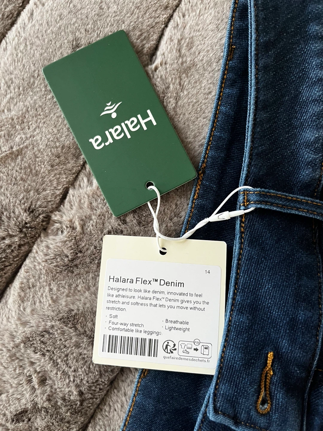 Halara Flex Denim Wide Leg Jeans Size 14 - photo 2