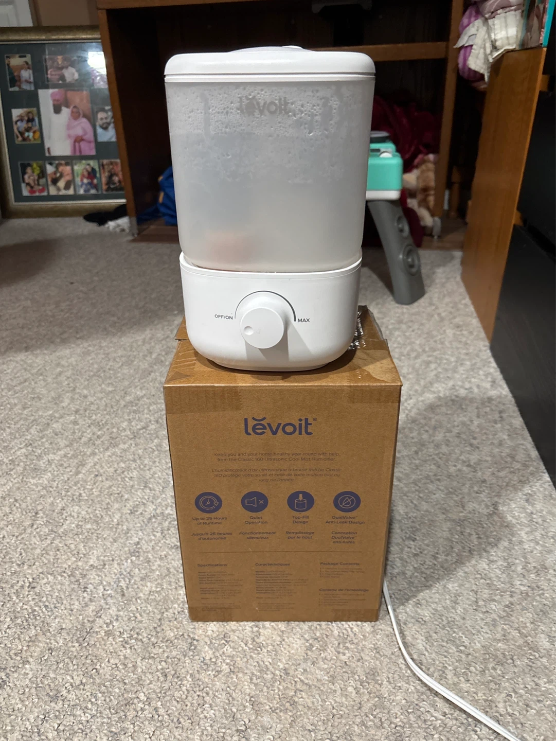 Levoit Classic 160 Ultrasonic Cool Mist Humidifier