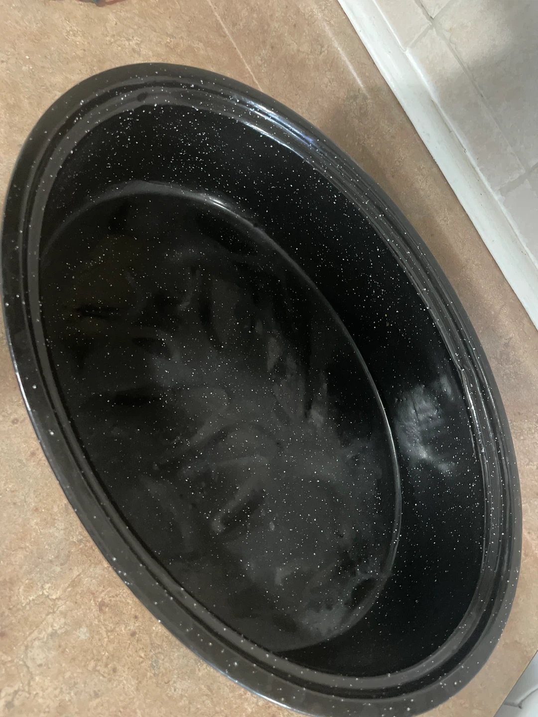 Black Roasting Pan with Lid - photo 2