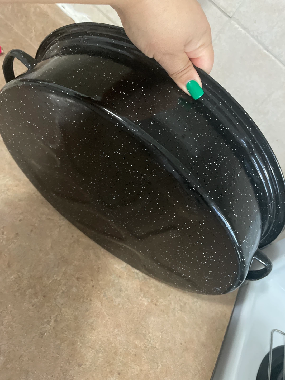Black Roasting Pan with Lid - photo 4
