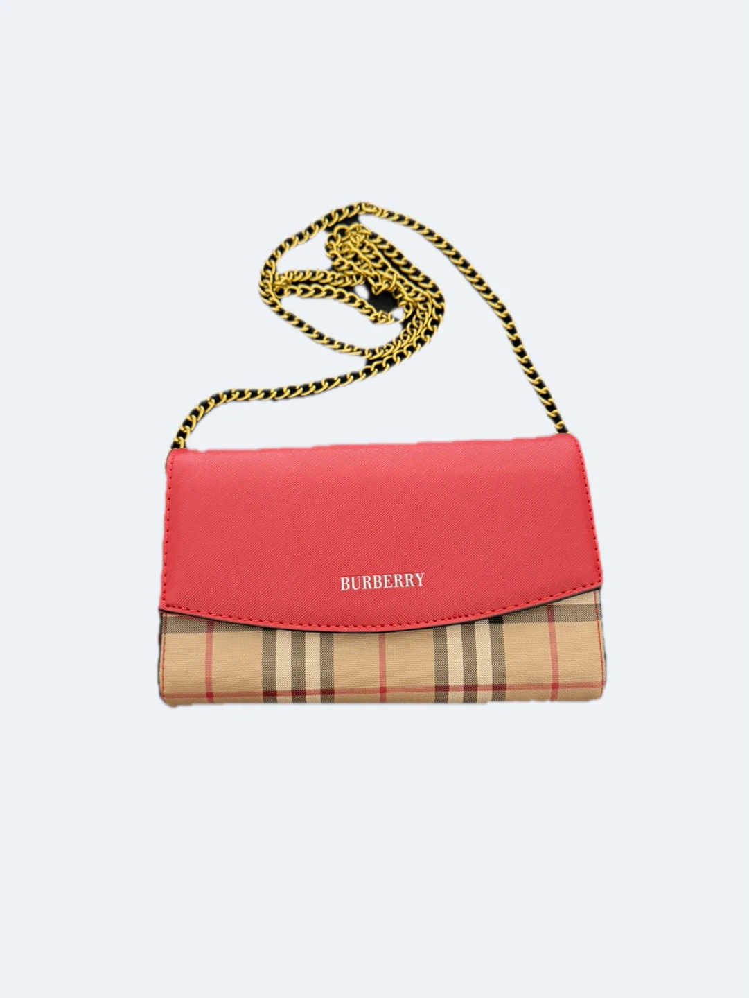 Crossbody Wallet Bag Nova Check Red