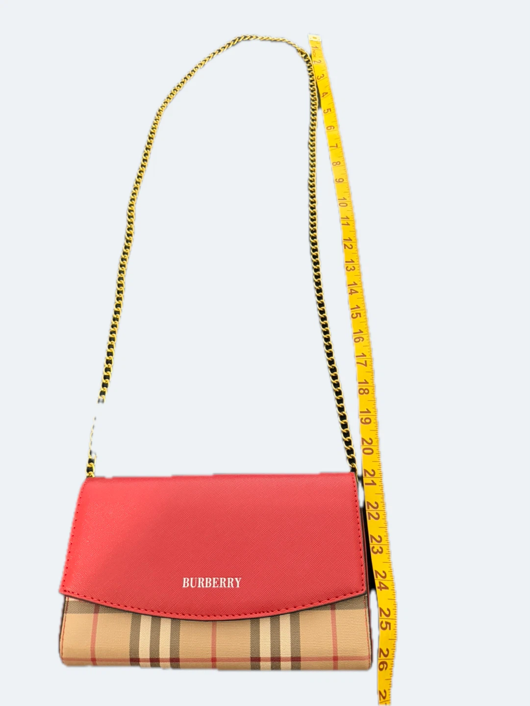 Crossbody Wallet Bag Nova Check Red - photo 3