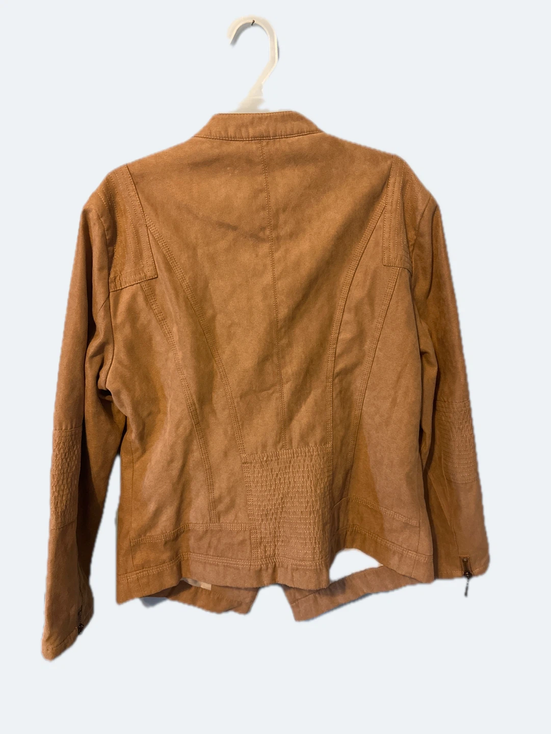 Cache Cache Women's Faux Leather Moto Jacket - photo 2