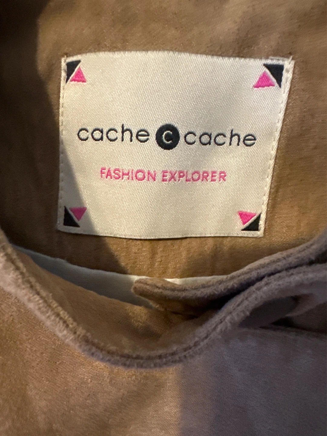 Cache Cache Women's Faux Leather Moto Jacket - photo 3