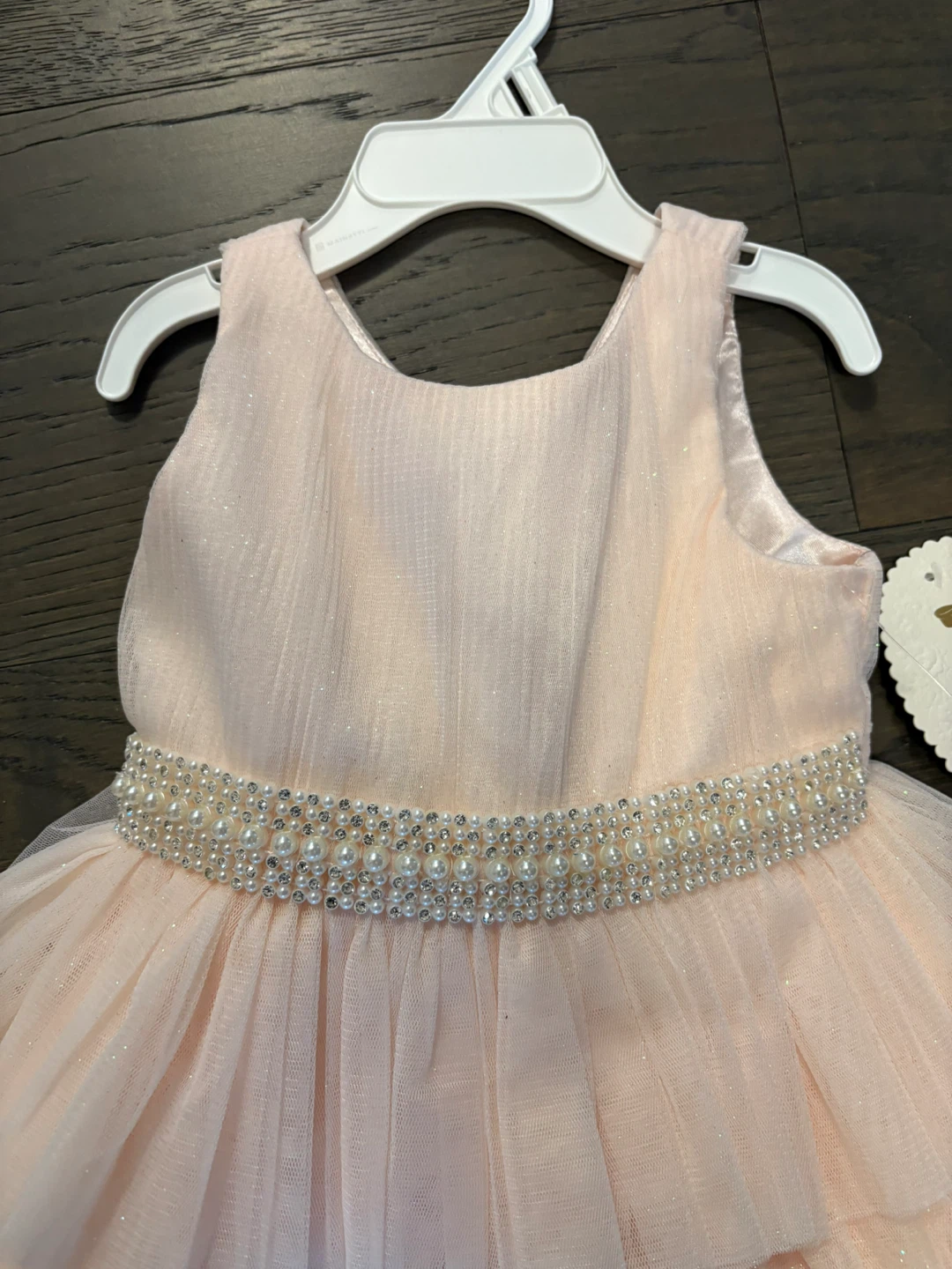 Girls pink ruffled dress sz 2T NWT ret $150USD - photo 3