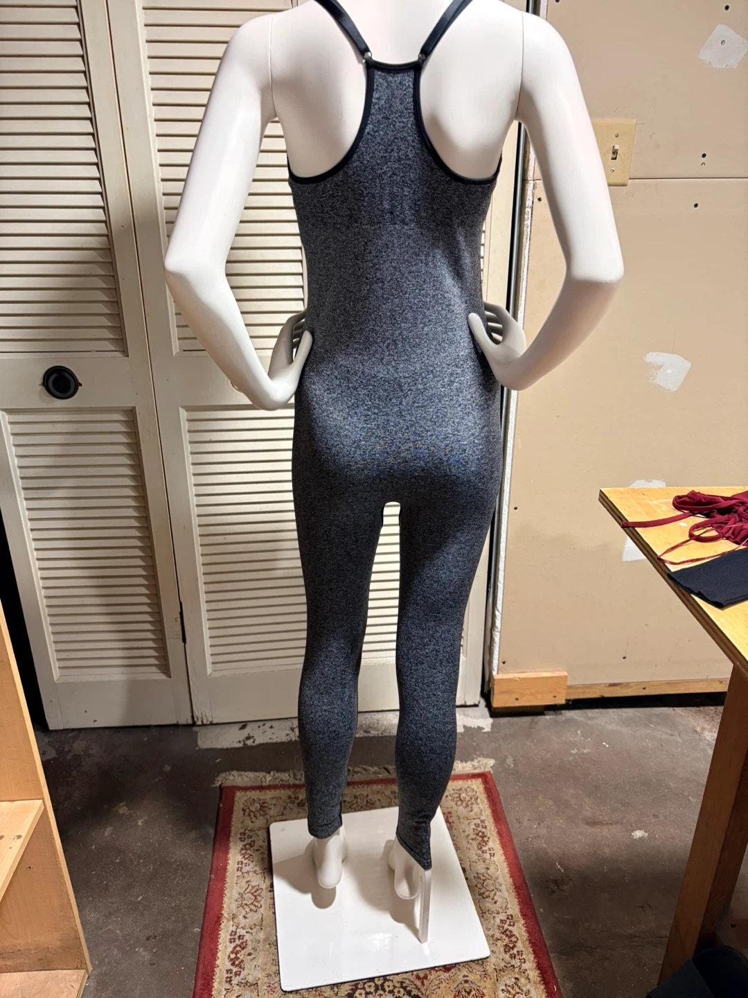 PINK Gray Seamless Jumpsuit - photo 3