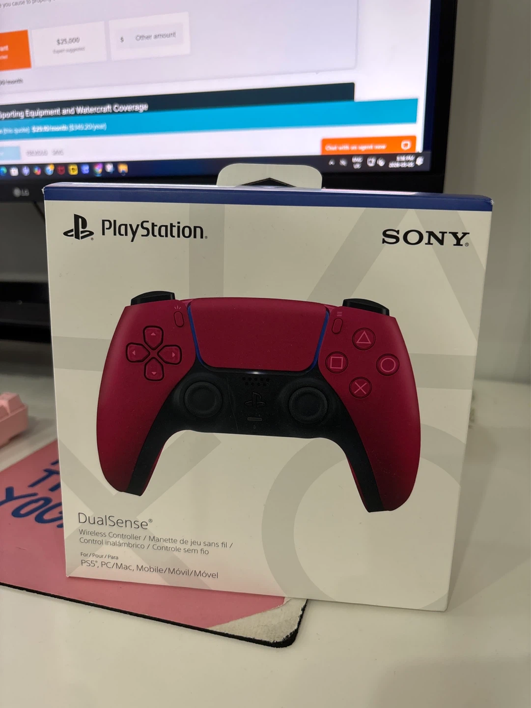 Sony PlayStation DualSense Wireless Controller - Red