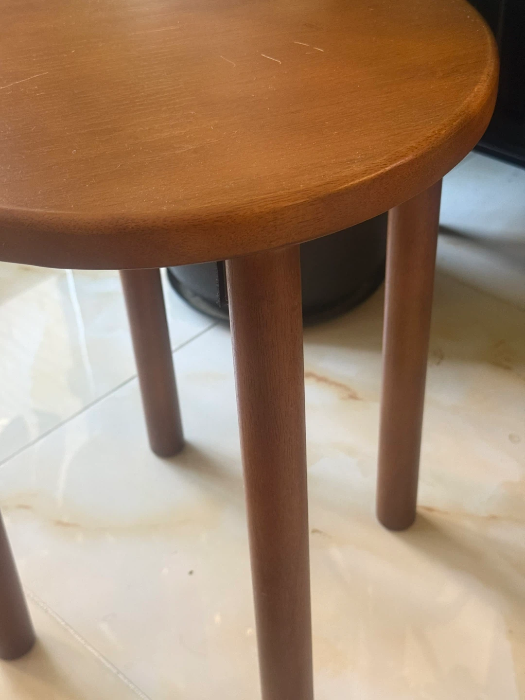 Rubber Wood Stool Plant Stand - photo 4