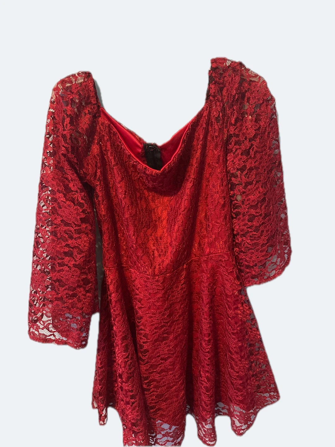 Red Lace Dress