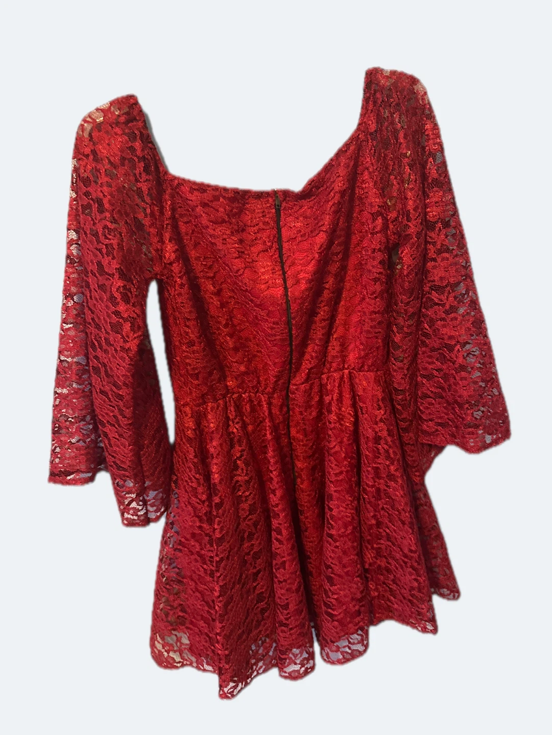 Red Lace Dress - photo 2