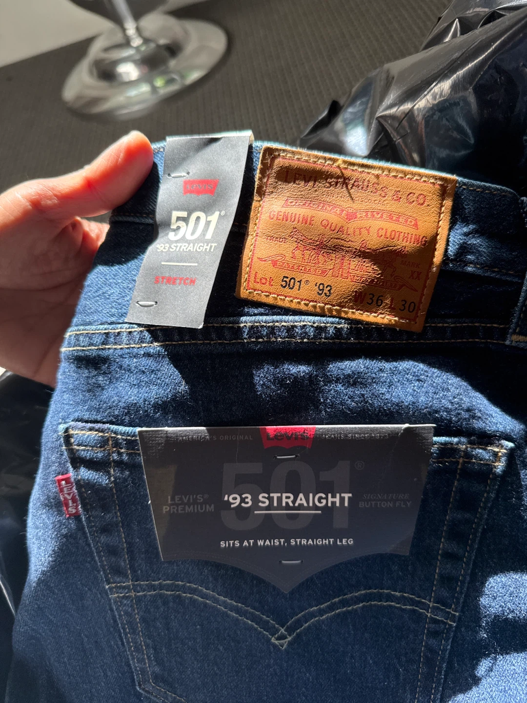 2 Levi's 501 "93 Straight" Premium Jeans - photo 2
