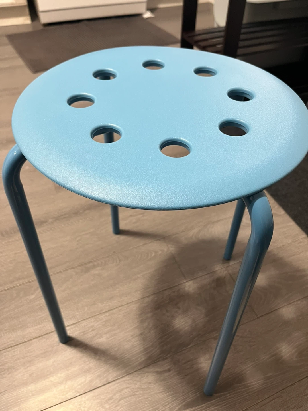 Ikea Sandsberg Blue Chair and Stool Set - photo 2