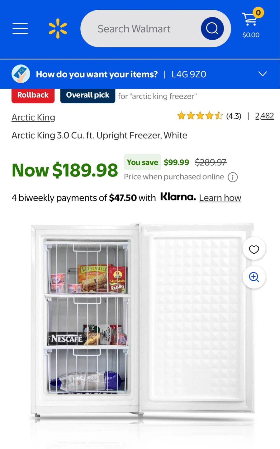 Arctic King 3.0 Cu. ft. Upright Freezer - White - photo 3