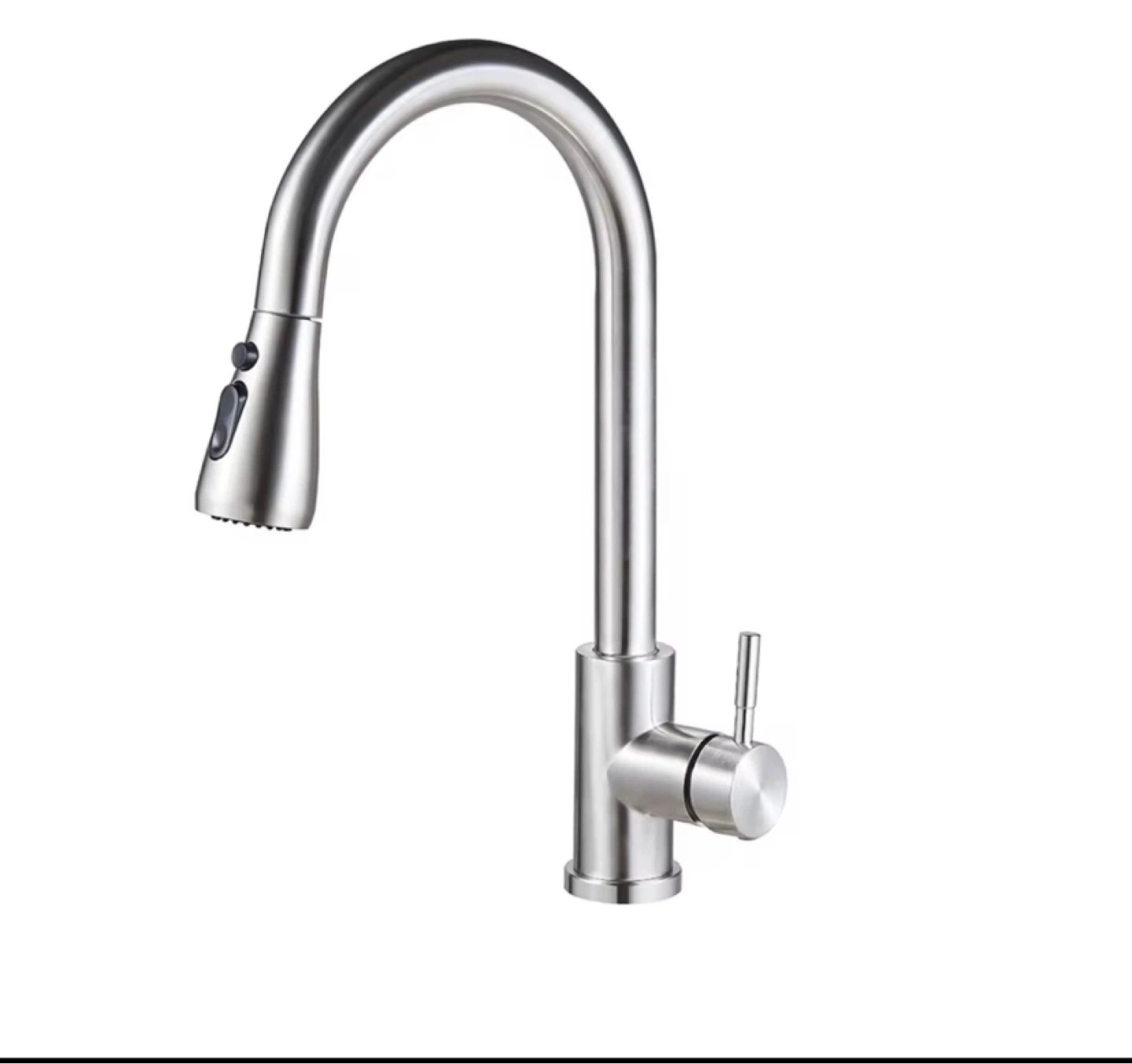 Brushed Nickel Pull-Down Kitchen Faucet - photo 3
