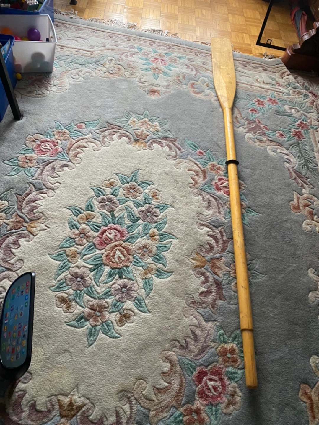 WOODEN CANOE PADDLE - photo 5