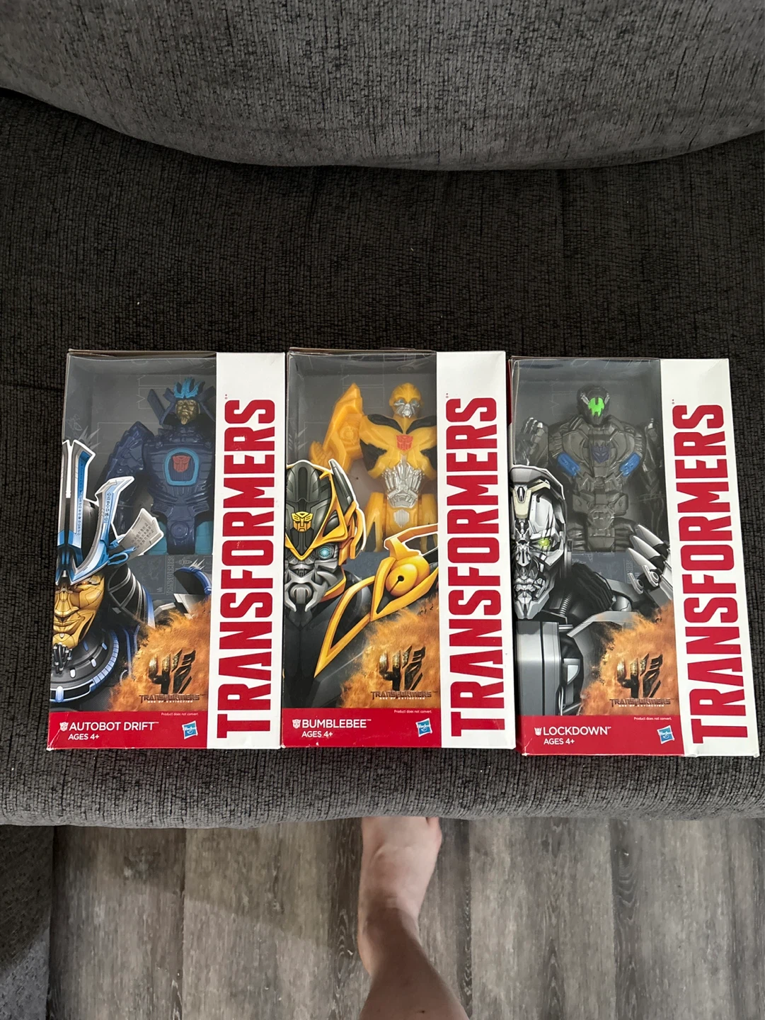 Transformers Action Figures - Autobot Drift, Bumblebee, Lockdown