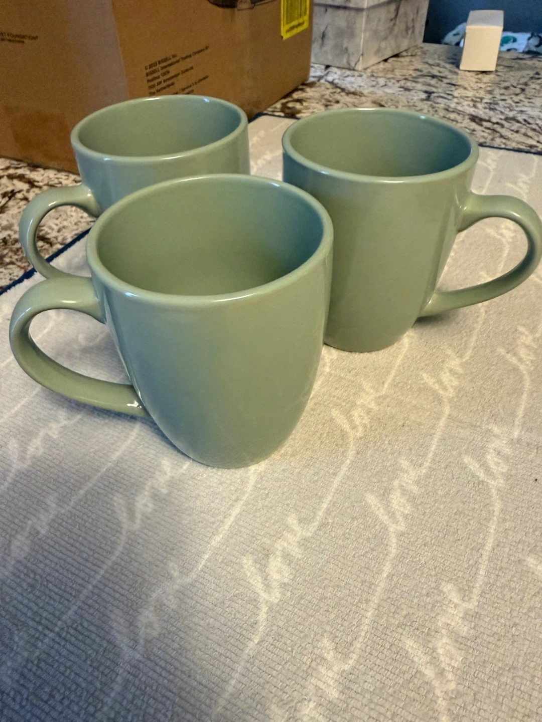 Homestore Stoneware Mugs (Set of 3)