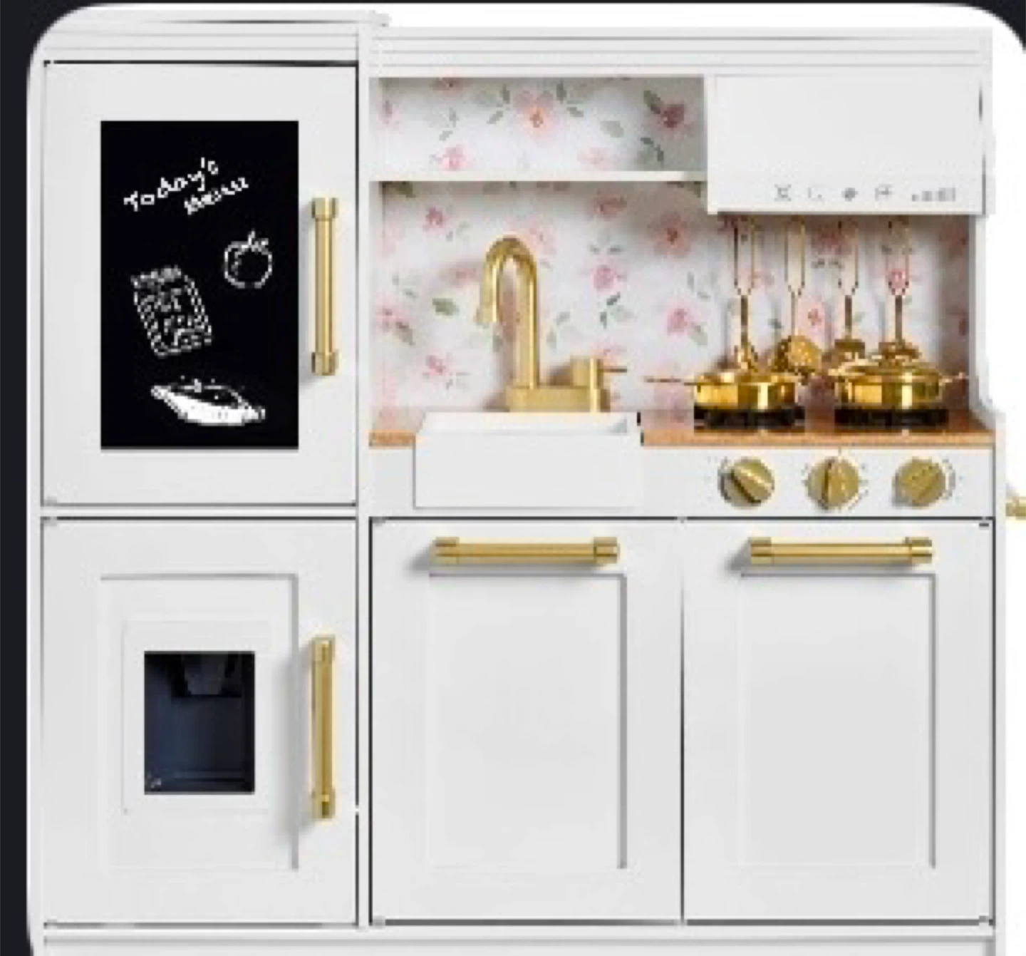 Best choice  White & Gold Play Kitchen