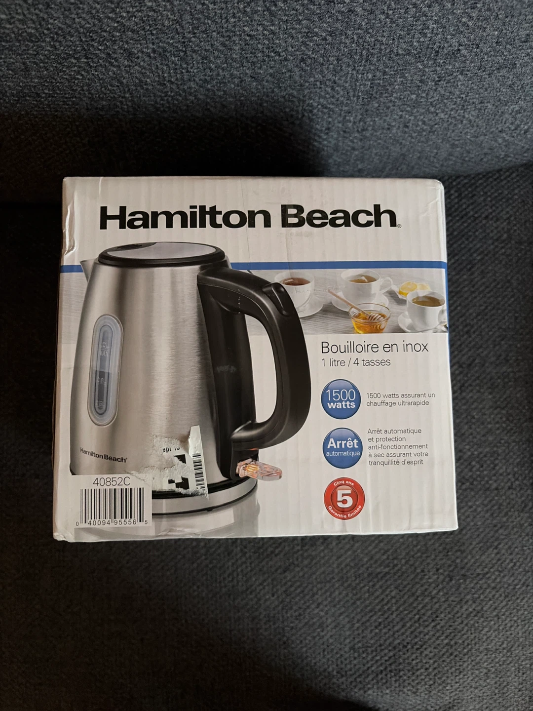 Hamilton Beach Stainless Steel Kettle 1L
