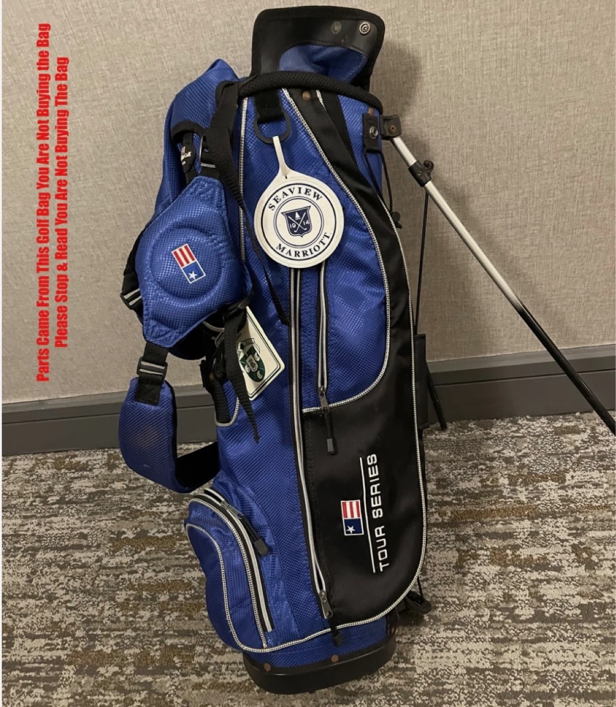 US Kids Golf Tour Series Stand Golf Bag Shoulder Strap Belt