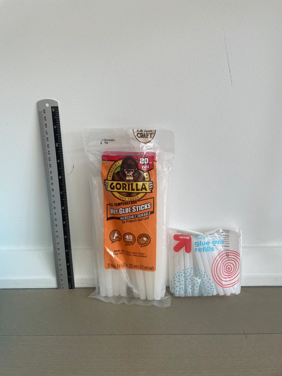 Gorilla Hot Glue Sticks& Mini Glue Sticks