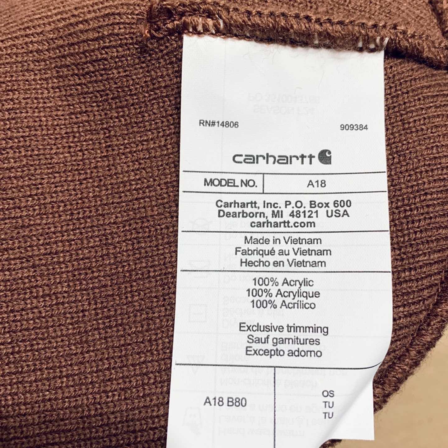 Carhartt Knit Beanie Hat Adult Mens/Womens NEW - photo 2