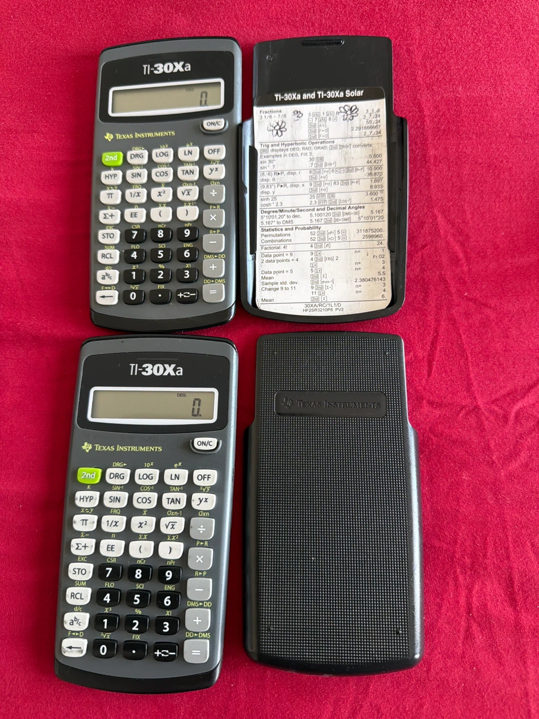 Texas Instruments TI-30Xa Solar Scientific Calculator