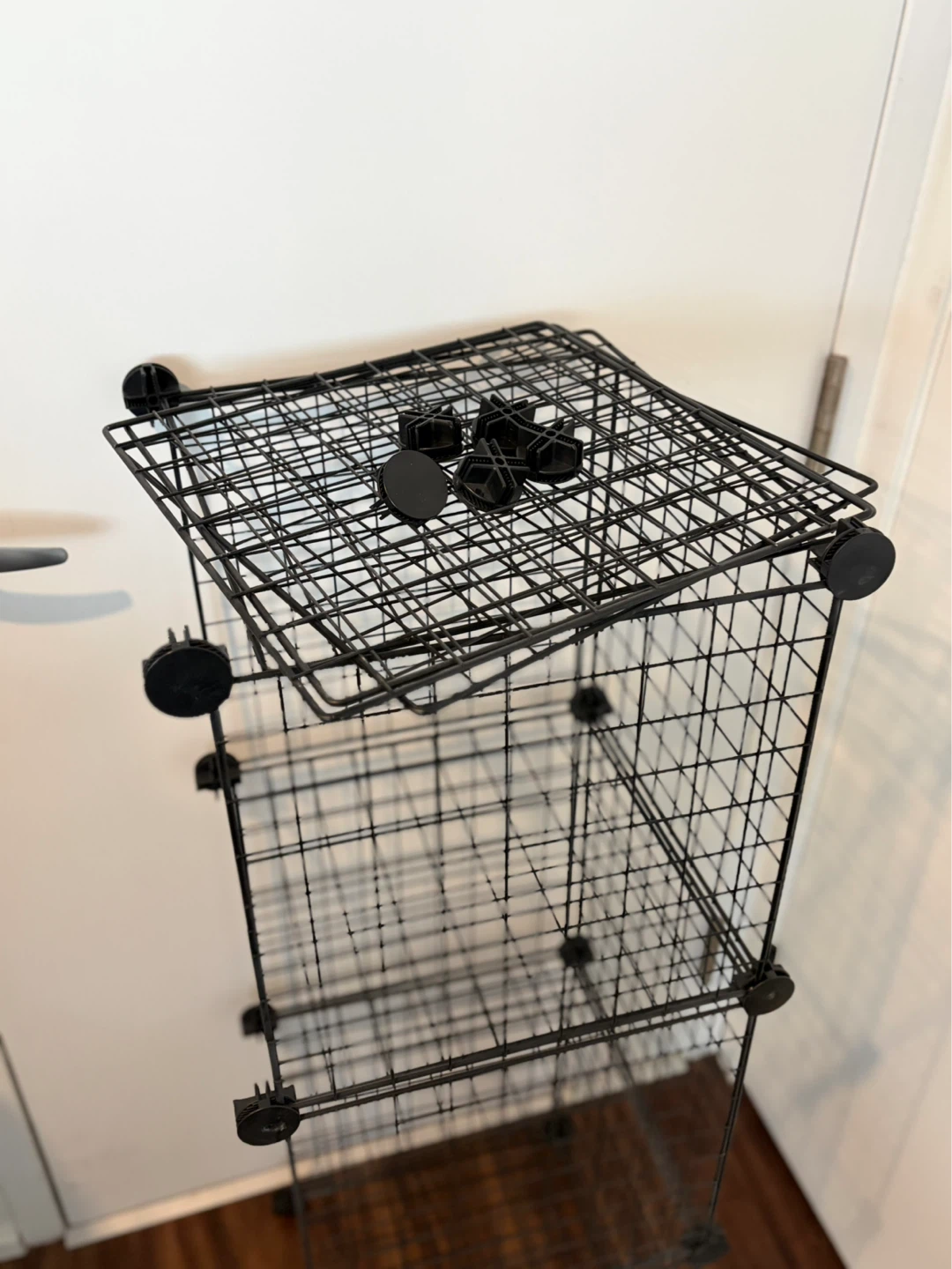Black Wire Cube Storage Shelf Unit - FREE - photo 3