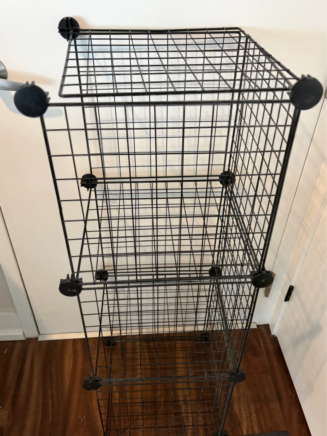Black Wire Cube Storage Shelf Unit - FREE - photo 2