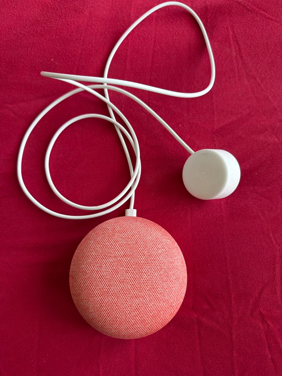 Google Nest Mini (2nd Gen) Smart Speaker - Coral