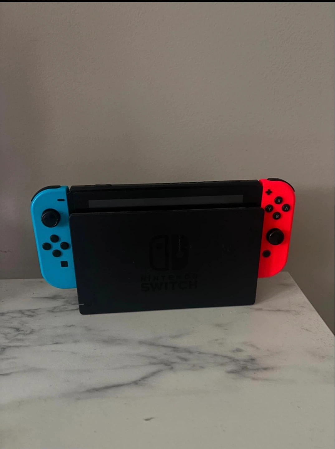 Nintendo Switch Console with Neon Red and Blue Joy-Cons - photo 3