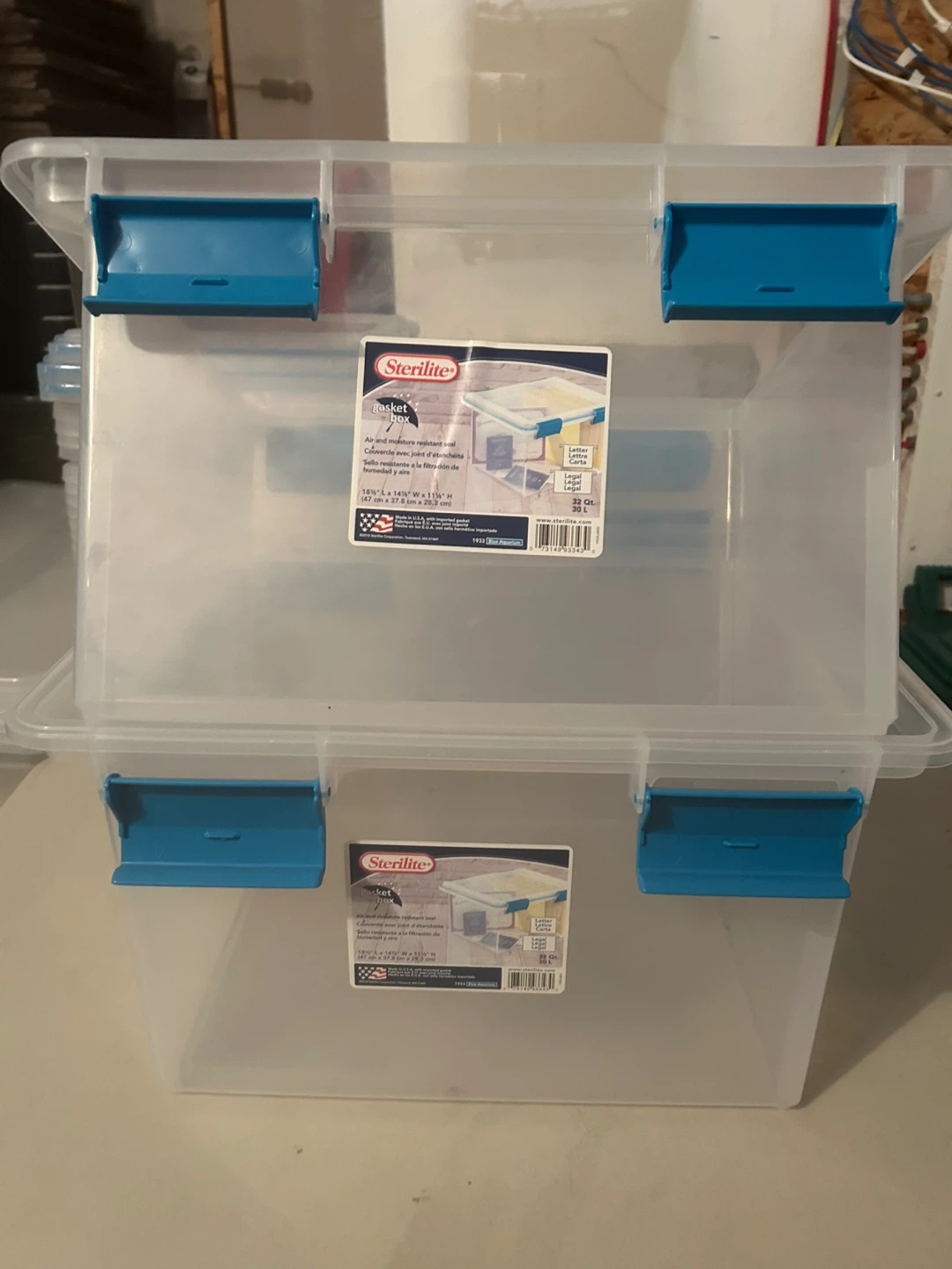 Sterilite 32 Qt Gasket Storage Box