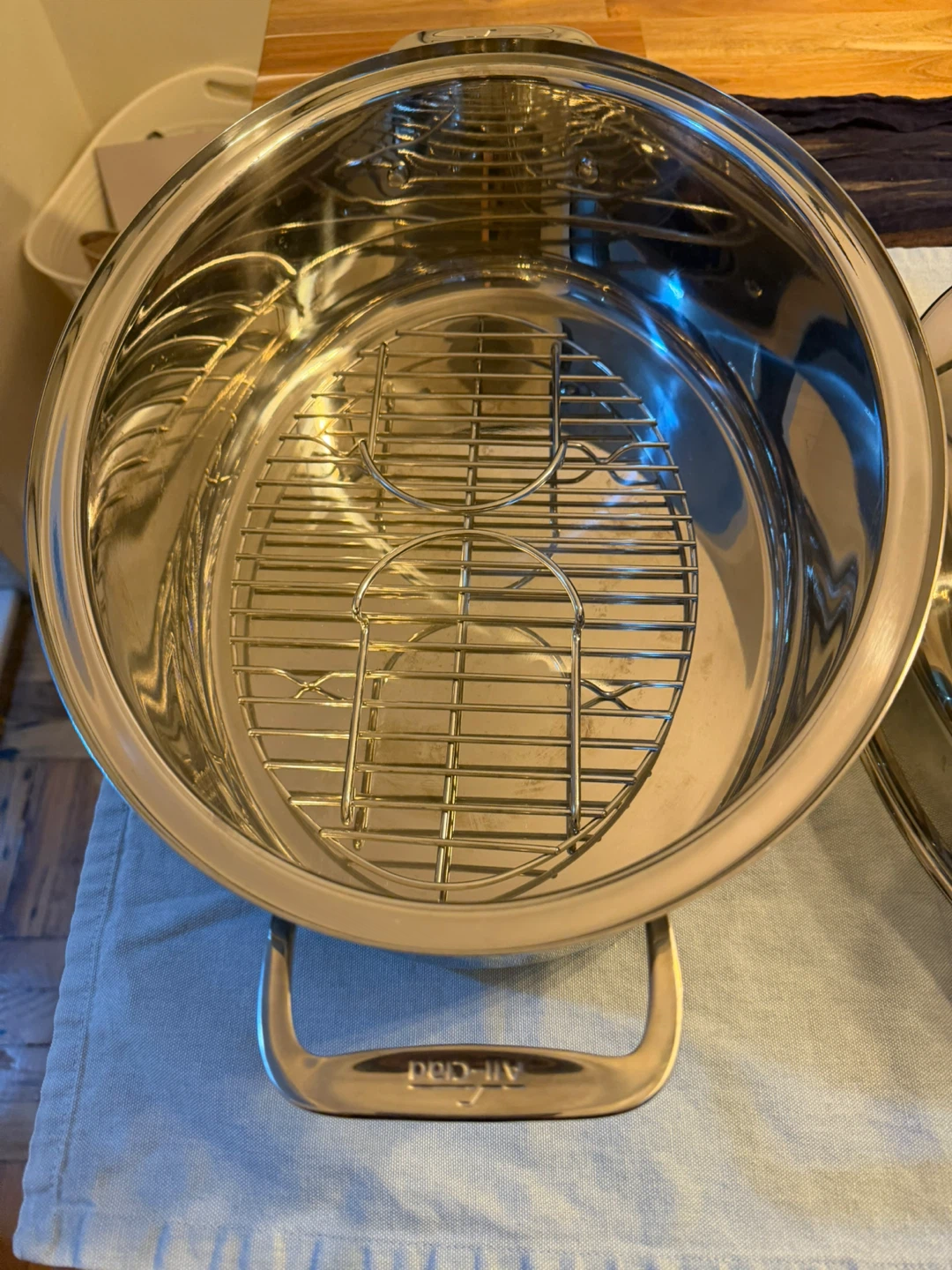 All-Clad Stainless Steel Roaster with Rack - photo 2