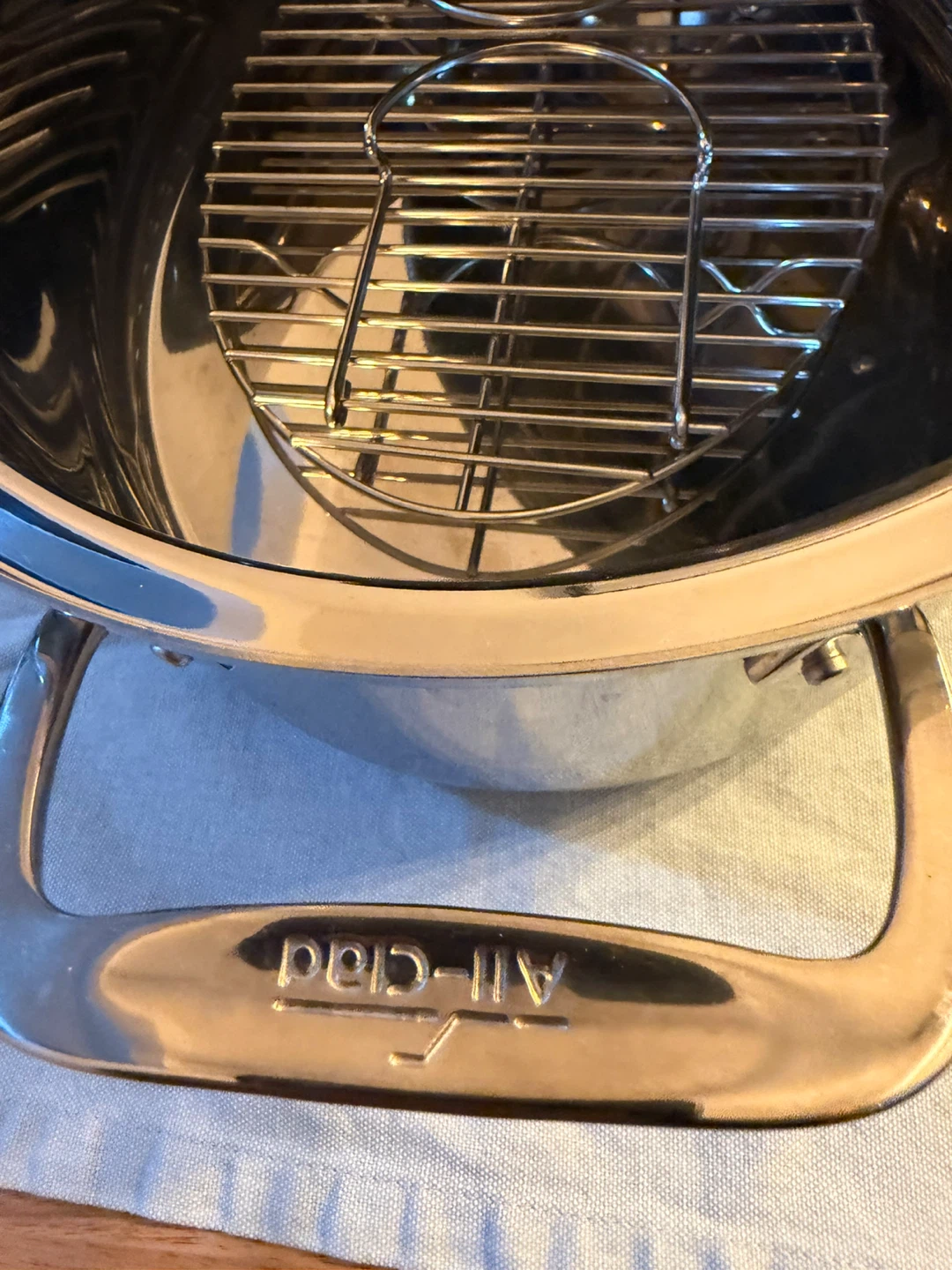 All-Clad Stainless Steel Roaster with Rack - photo 3