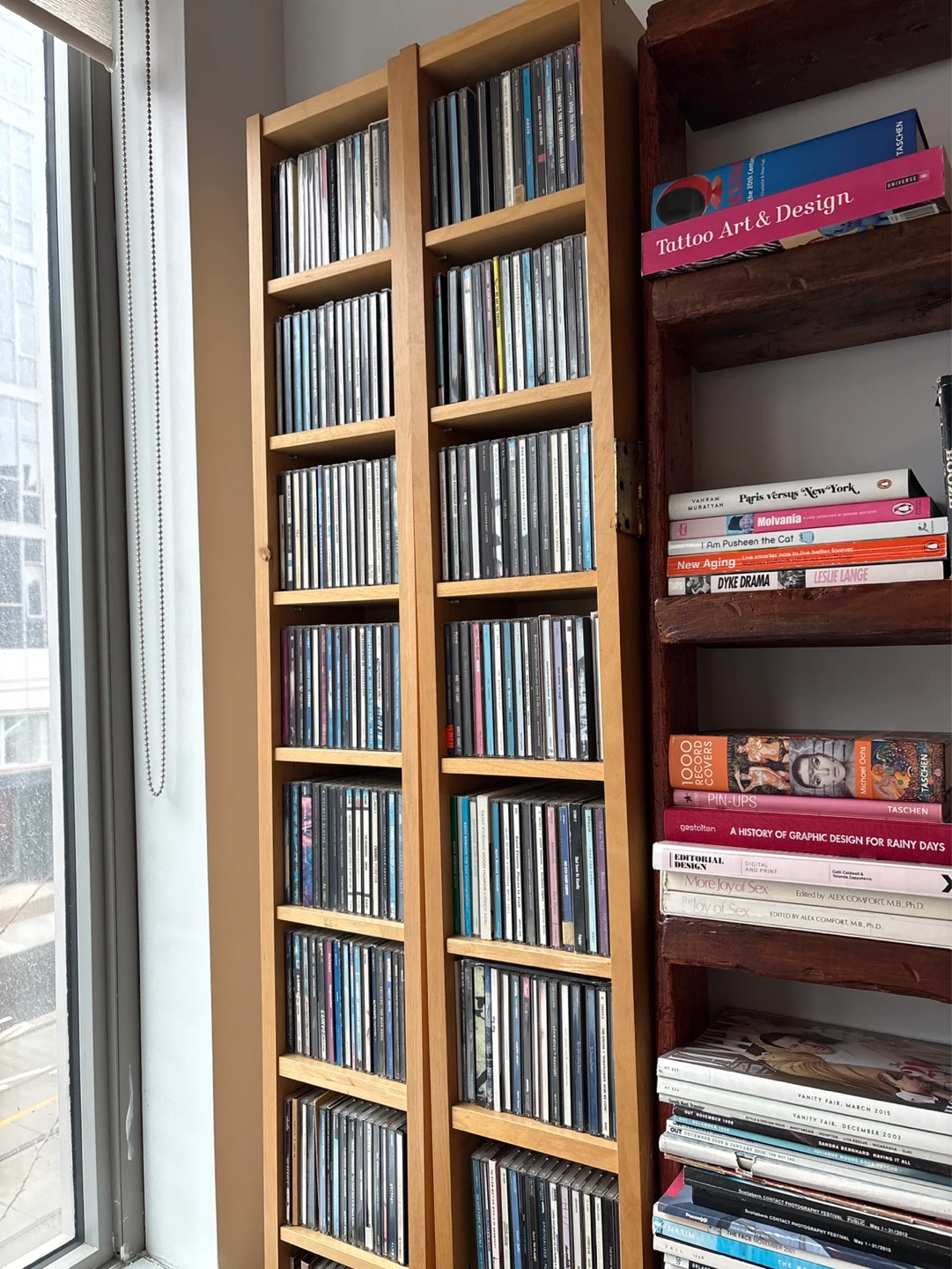 IKEA Billy oak CD towers