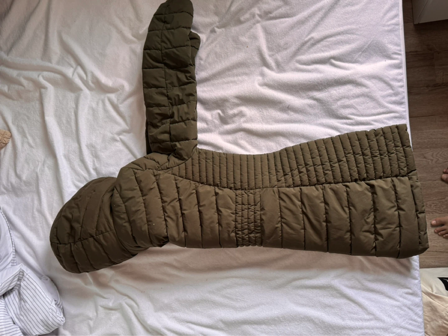 DKNY Puffer Jacket - Olive Green - photo 3