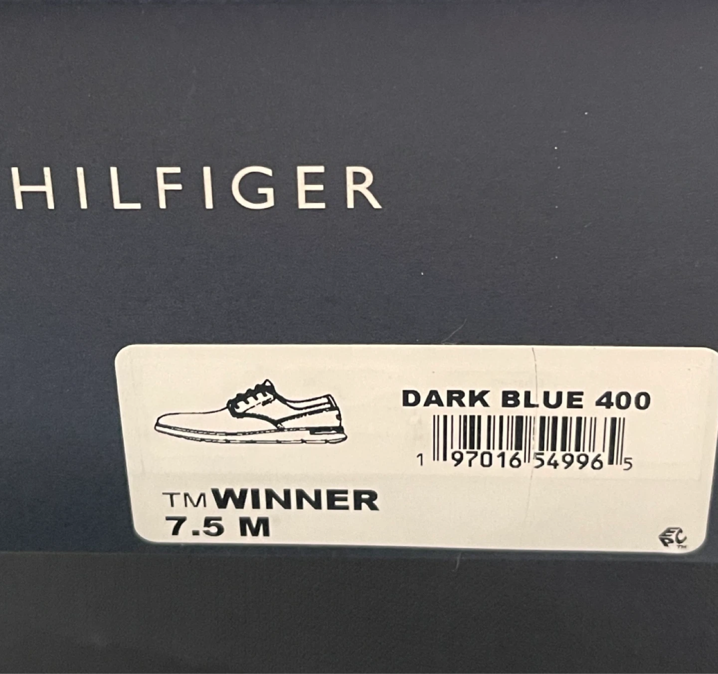 Tommy Hilfiger Men's Dark Blue Dress Sneaker Shoes Size 7.5 M - photo 5