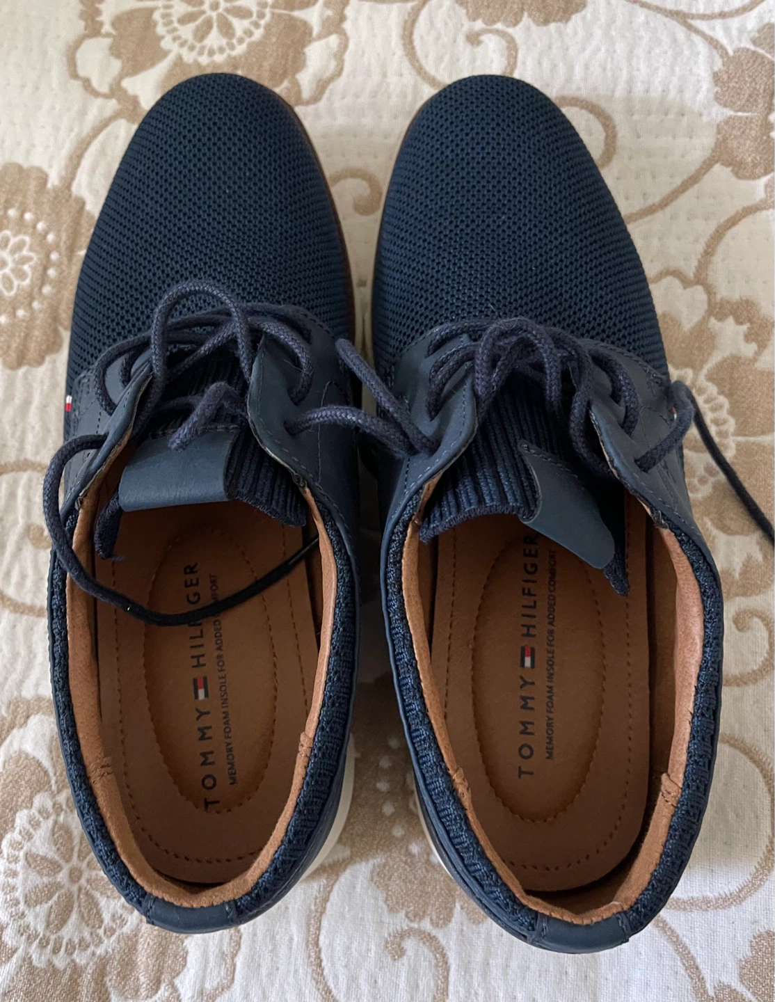 Tommy Hilfiger Men's Dark Blue Dress Sneaker Shoes Size 7.5 M - photo 3